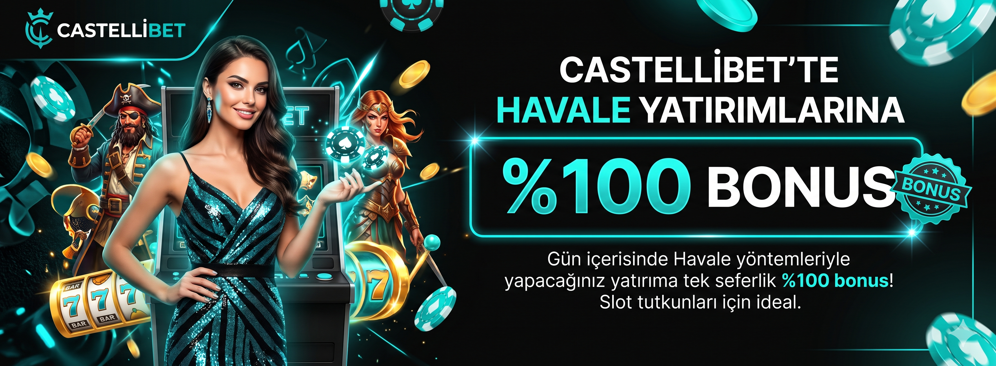 Havale Yatırımlarına %100 Bonus